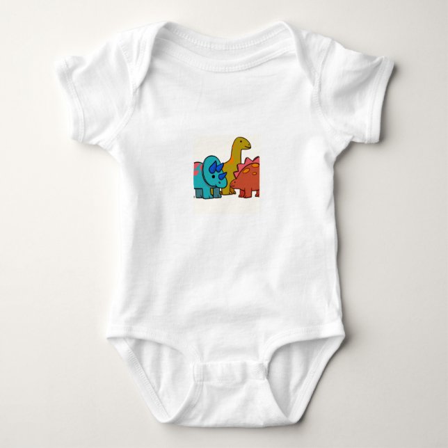 d baby bodysuit (Front)
