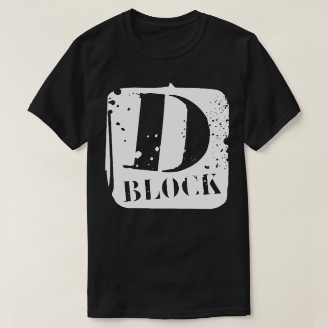 D Block Music Essential T-Shirt (Design Front)