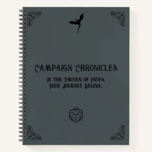 D&D Campaign Chronicle Notebook
