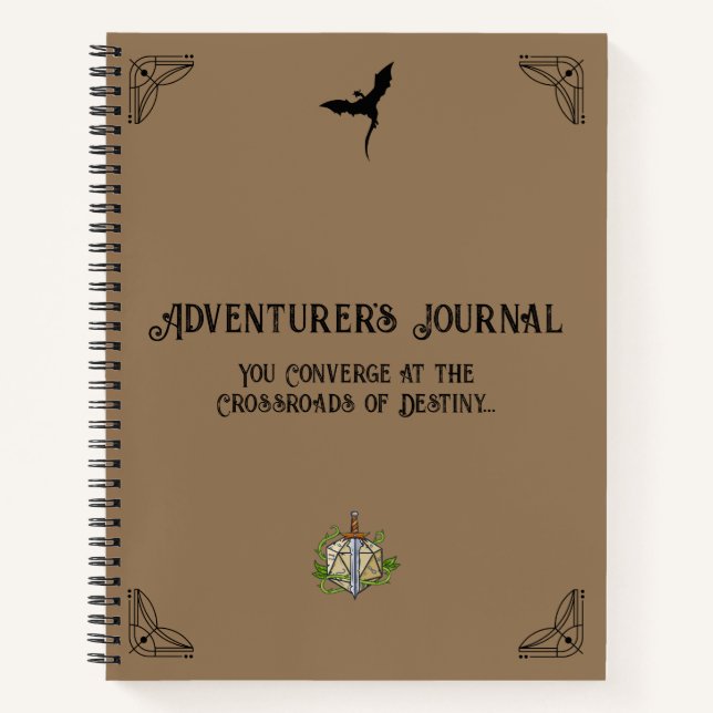 D&D Campaign Chronicle Notebook (Front)