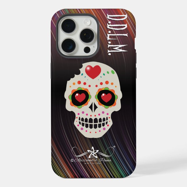 D.D.L.M. Calavera iPhone Case (Back)