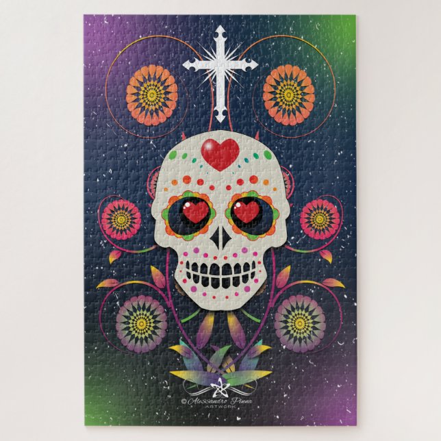 D.D.L.M. Calavera Jigsaw Puzzle (Vertical)