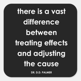 D.D. Palmer Quote Chiropractic Stickers