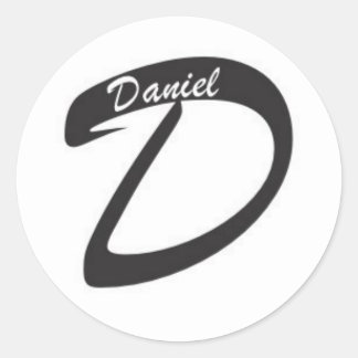 D. Daniel Productions white sticker