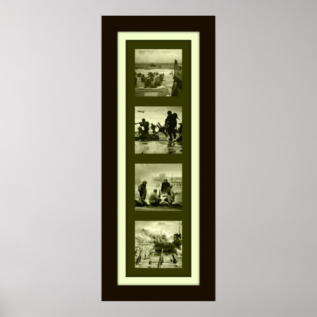 D-Day 65th Anniversary Four Plex Poster (Front)