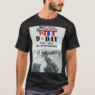 D-Day 6 June 80th Anniversary T-Shirt