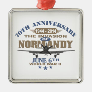D-Day 70th Anniversary Battle of Normandy Metal Tree Decoration