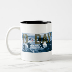D-Day 75th Anniversary Two-Tone Coffee Mug