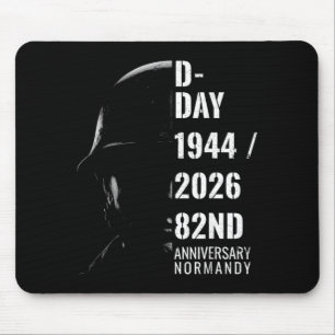 D-Day 82nd Anniversary 19442026 Normandy Design Mouse Pad