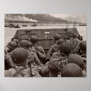 D-Day Assorted Images Poster