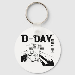 D-DAY June 6, 1944 Key Ring