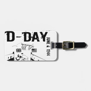 D-DAY June 6, 1944 Luggage Tag