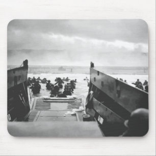 D-Day Landing Painting Mouse Pad