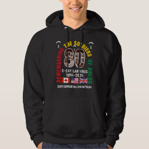 D-DAY LANDINGS 80th Anniversary Soldiers of Colour Hoodie