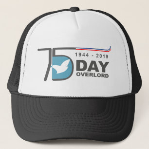 D-Day Overlord 1944 2019 Normandy Trucker Hat