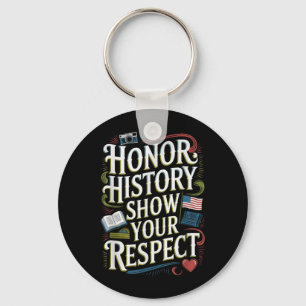 D-Day Tribute June 6 1944 Memorial Design Key Ring