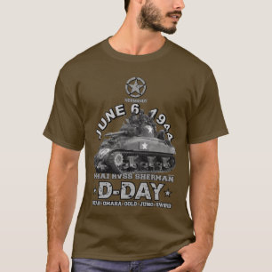 D-Day veterans day HVSS Sherman T-Shirt