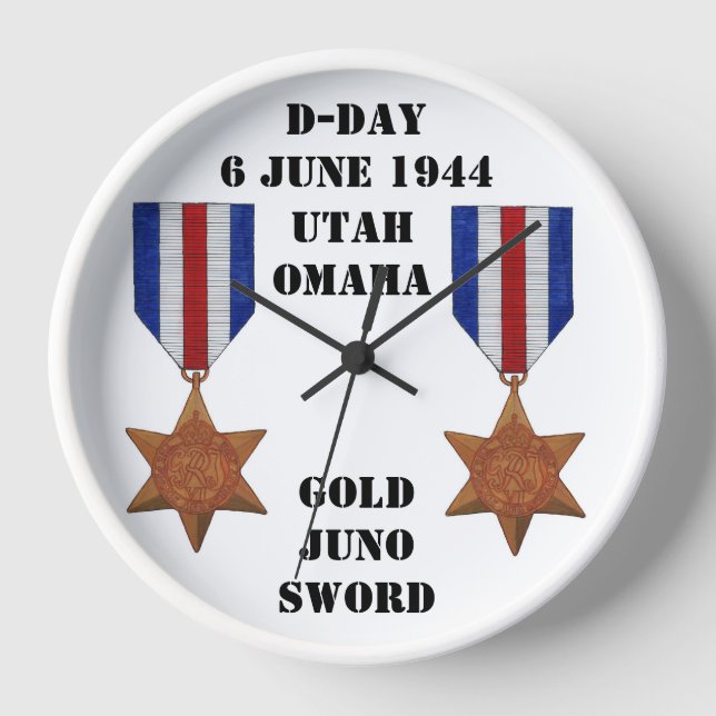 D-Day Wall Clock (Front)