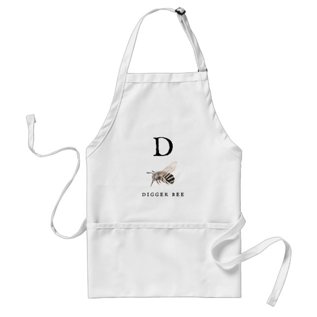 "D" Digger Bee  Standard Apron (Front)