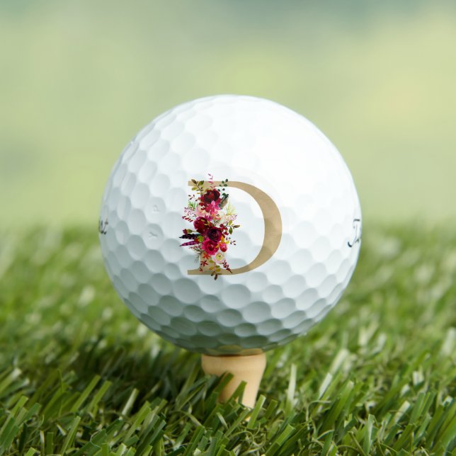 D Floral Golf Balls (Insitu Tee)