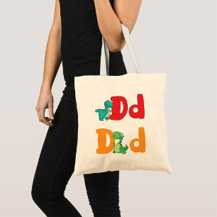 D For Dinosaur Tote Bag