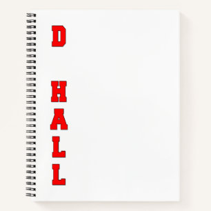 D Hall Notebook