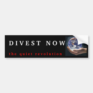D I V E S T   N O W BUMPER STICKER