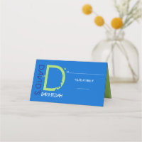 D INITIAL COLLECTION Bar Mitzvah Seating Escort