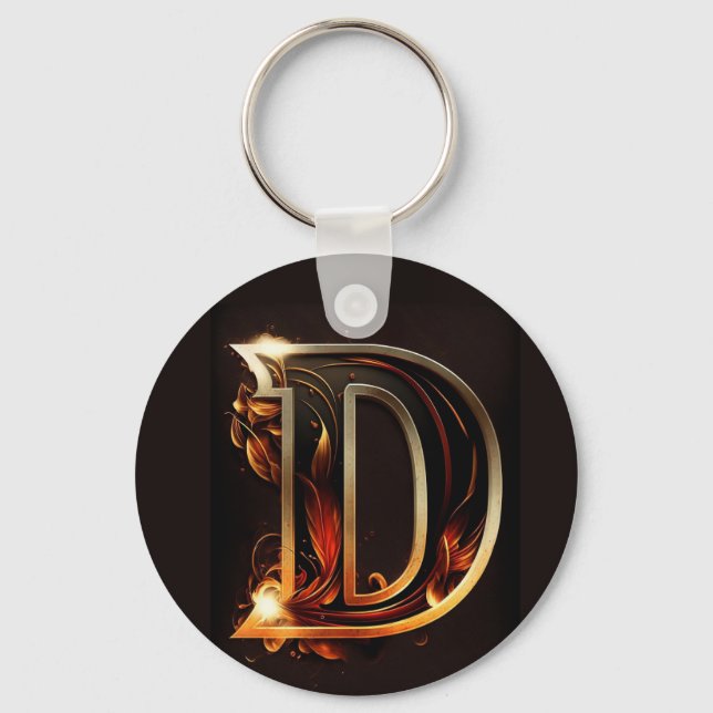 D.initials Key Ring (Front)