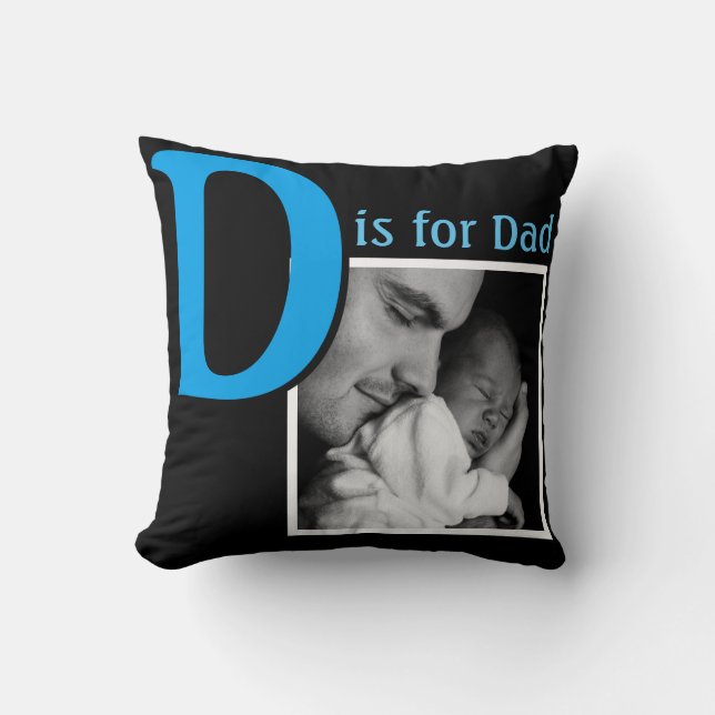 D is for Dad Cushion (Front)