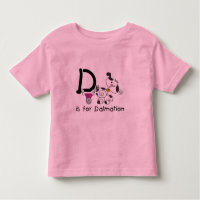 D is for Dalmation T-shirts and Gifts