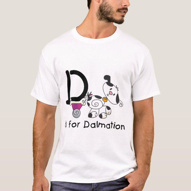 D is for Dalmation T-shirts and Gifts (Front)