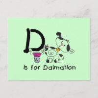 D is for Dalmation T-shirts and Gifts