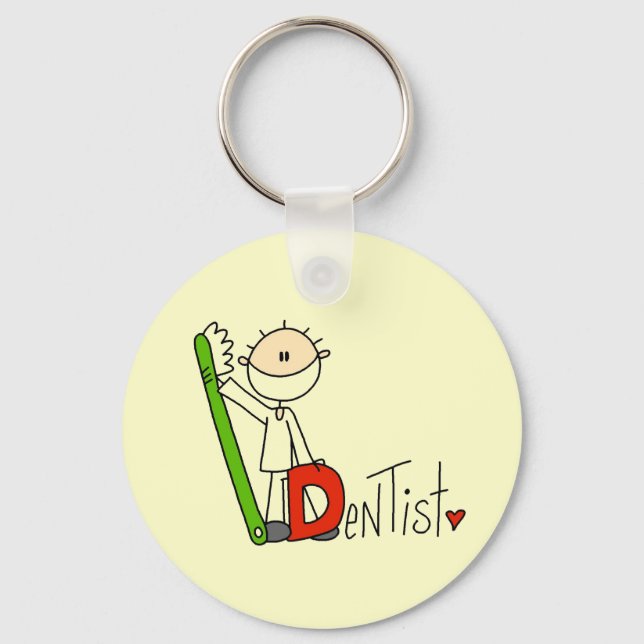 D is for Dentist Key Ring (Front)