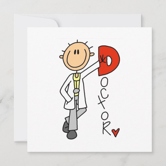 D is for Doctor Card (Front)