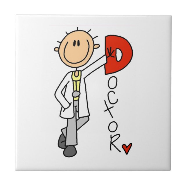 D is for Doctor Tile (Front)