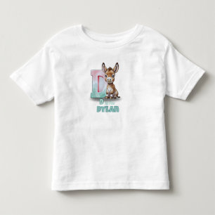 D is for Dylan – Personalised Toddler T-Shirt