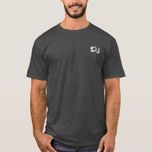 d.j. headphones music-themed mandala T-Shirt