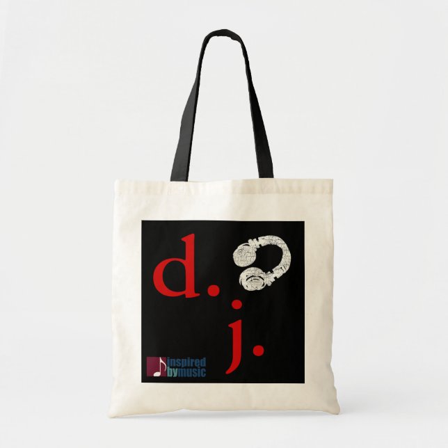 d.j. tote bag (Front)