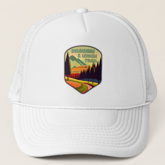 D&L Trail Pennsylvania Colours Trucker Hat (Front)