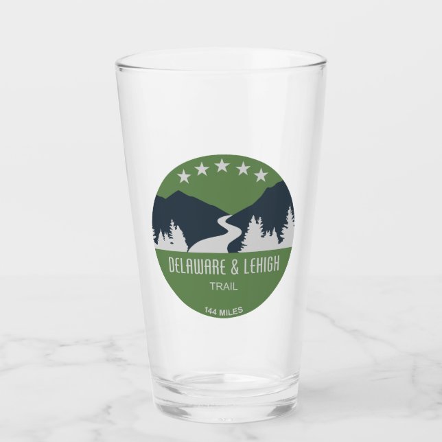 D&L Trail Pennsylvania Glass (Front)