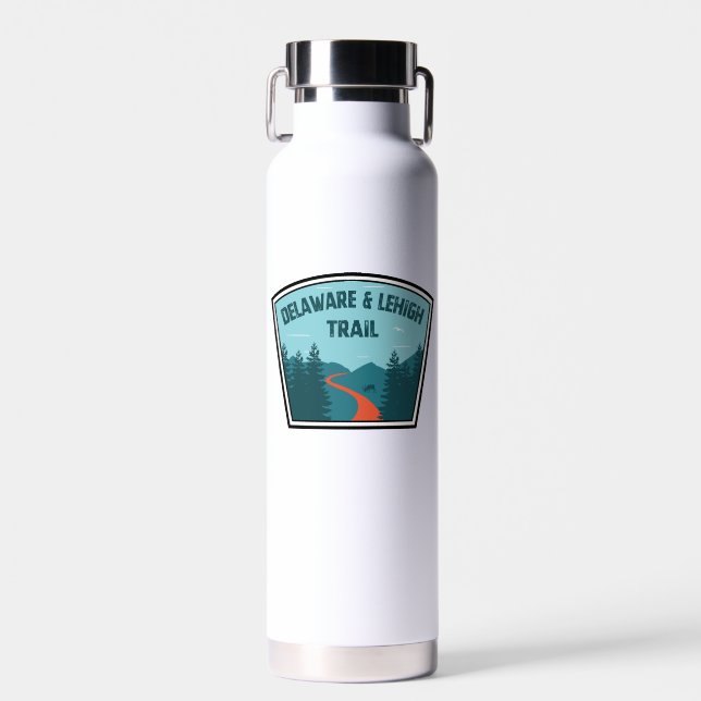D&L Trail Pennsylvania Water Bottle (Front)