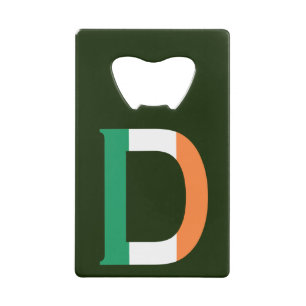 D Monogram overlaid on Irish Flag bocnt