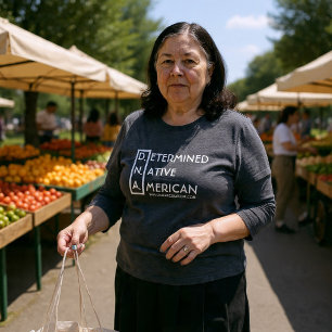 D.N.A - Determined Native American Plus Size T-Shirt