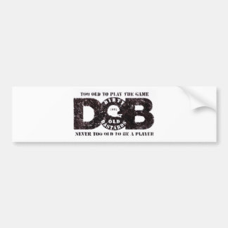 D.O.B. Vintage collection Bumper Sticker