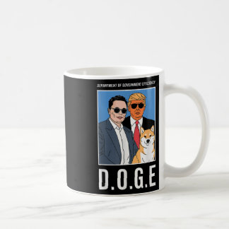 D.o.g.e Department Of Government Efficiency Funny  Coffee Mug