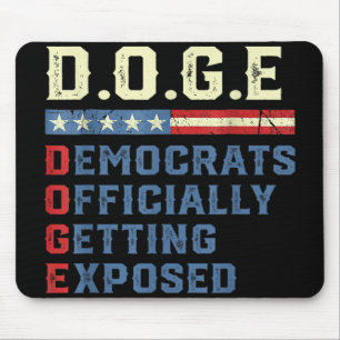 D.o.g.e Doge Department Of Government Efficiency T Mouse Pad