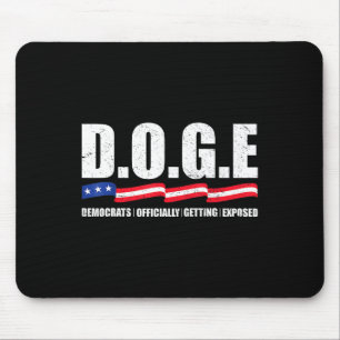 D.o.g.e Doge Department Of Government Efficiency T Mouse Pad