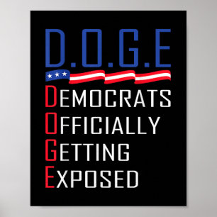 D.o.g.e Doge Department Of Government Efficiency T Poster