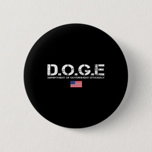 D.o.g.e Doge Department Of Government Efficiency U 6 Cm Round Badge